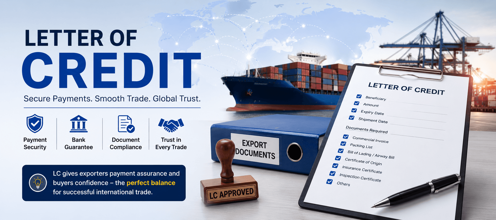 Letter of Credit explained for Indian exporters — how LC works in international trade